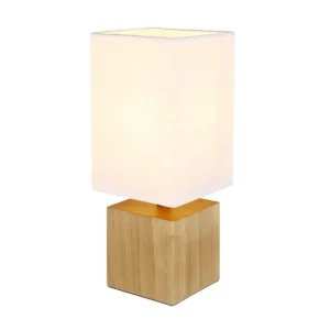 stona lampa Globo Valentino 21628W bela drvo