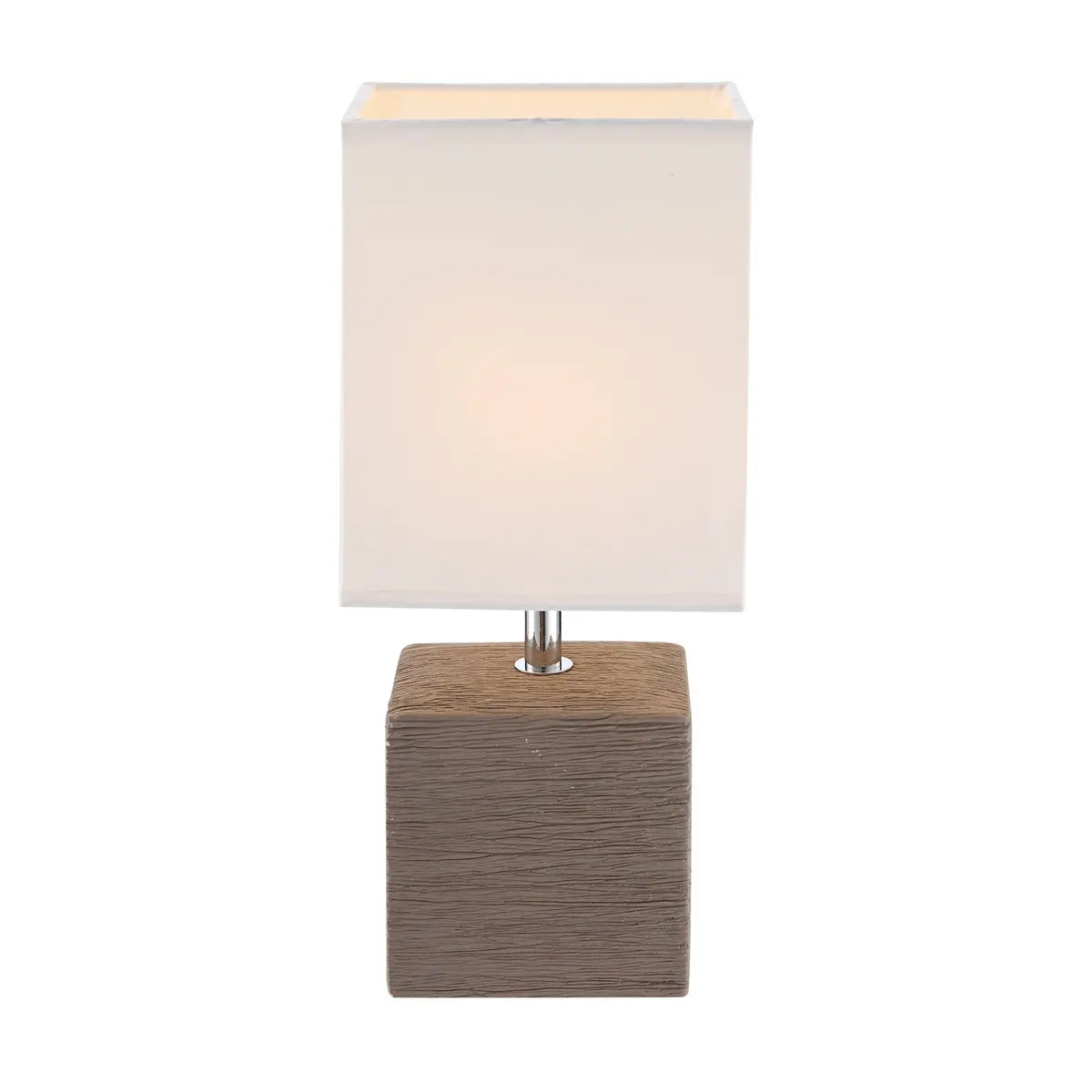 stona lampa Globo Geri 21677 bela braon