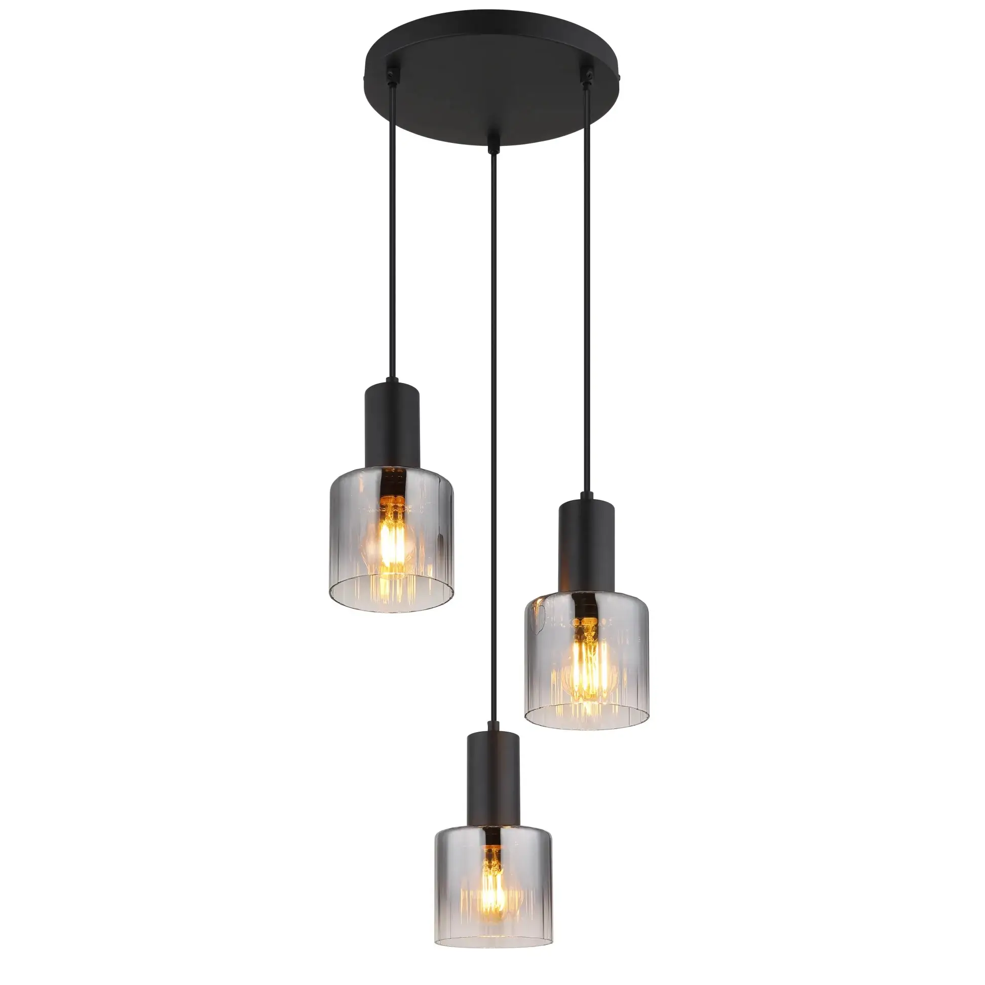 visilica globo Jack 30409308 staklo crna