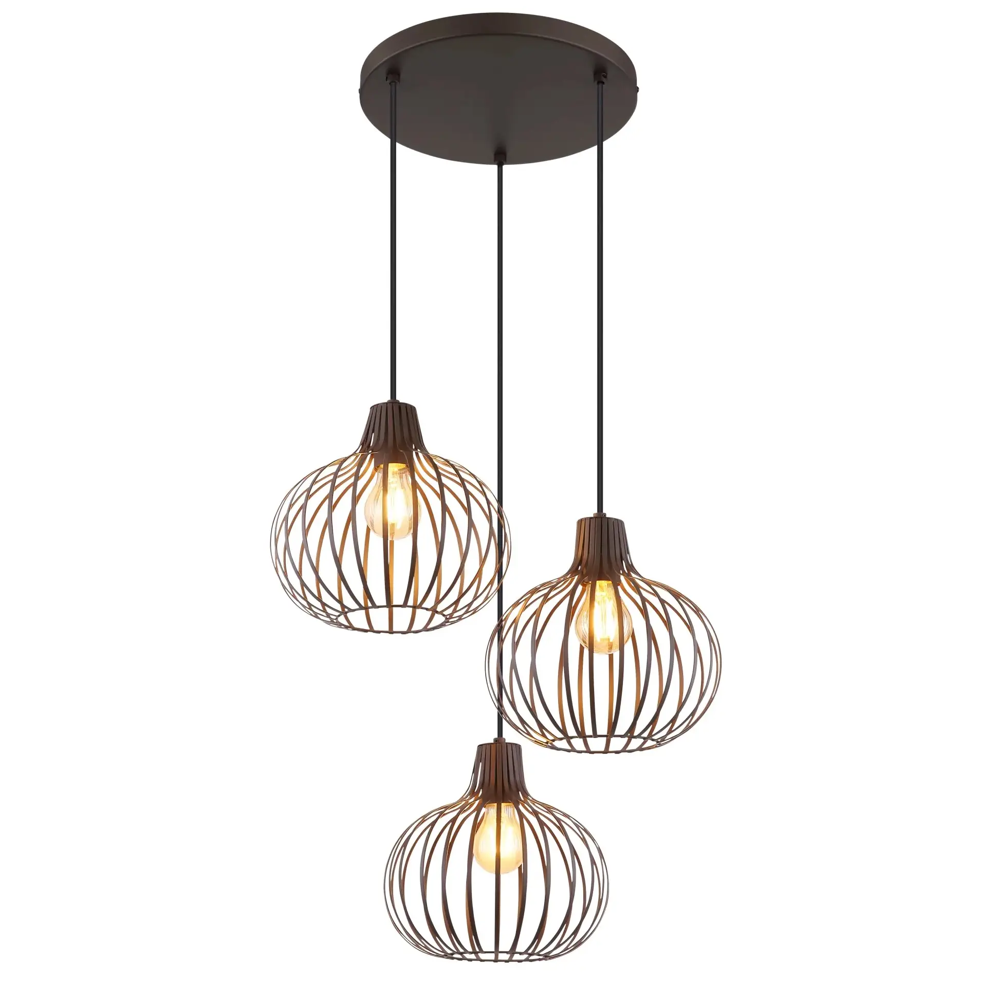 visilica globo Mateo 33379311 metal smeđa