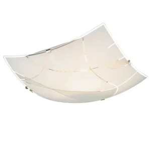plafonjera globo Paranja 40403-1 staklo bela