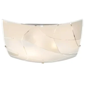 plafonjera globo Paranja 40403-2 staklo bela