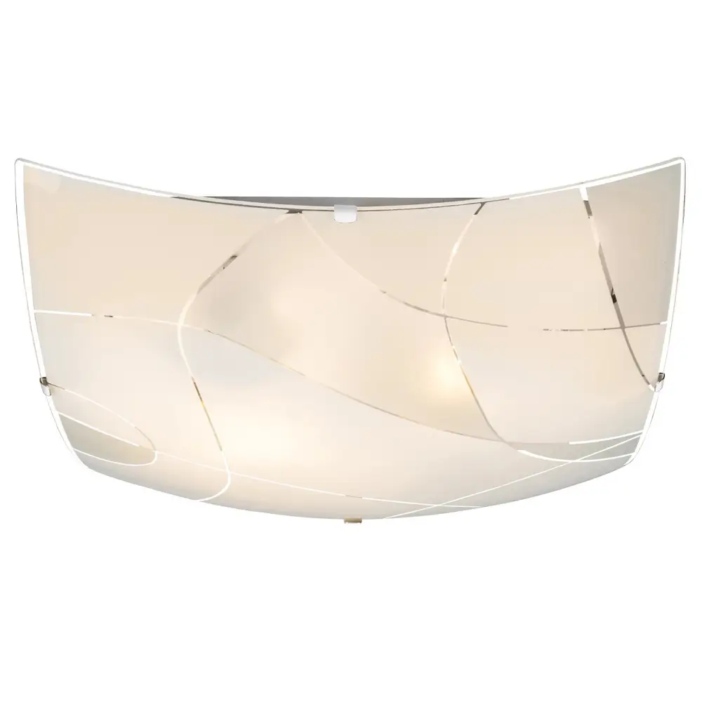 plafonjera globo Paranja 40403-2 staklo bela
