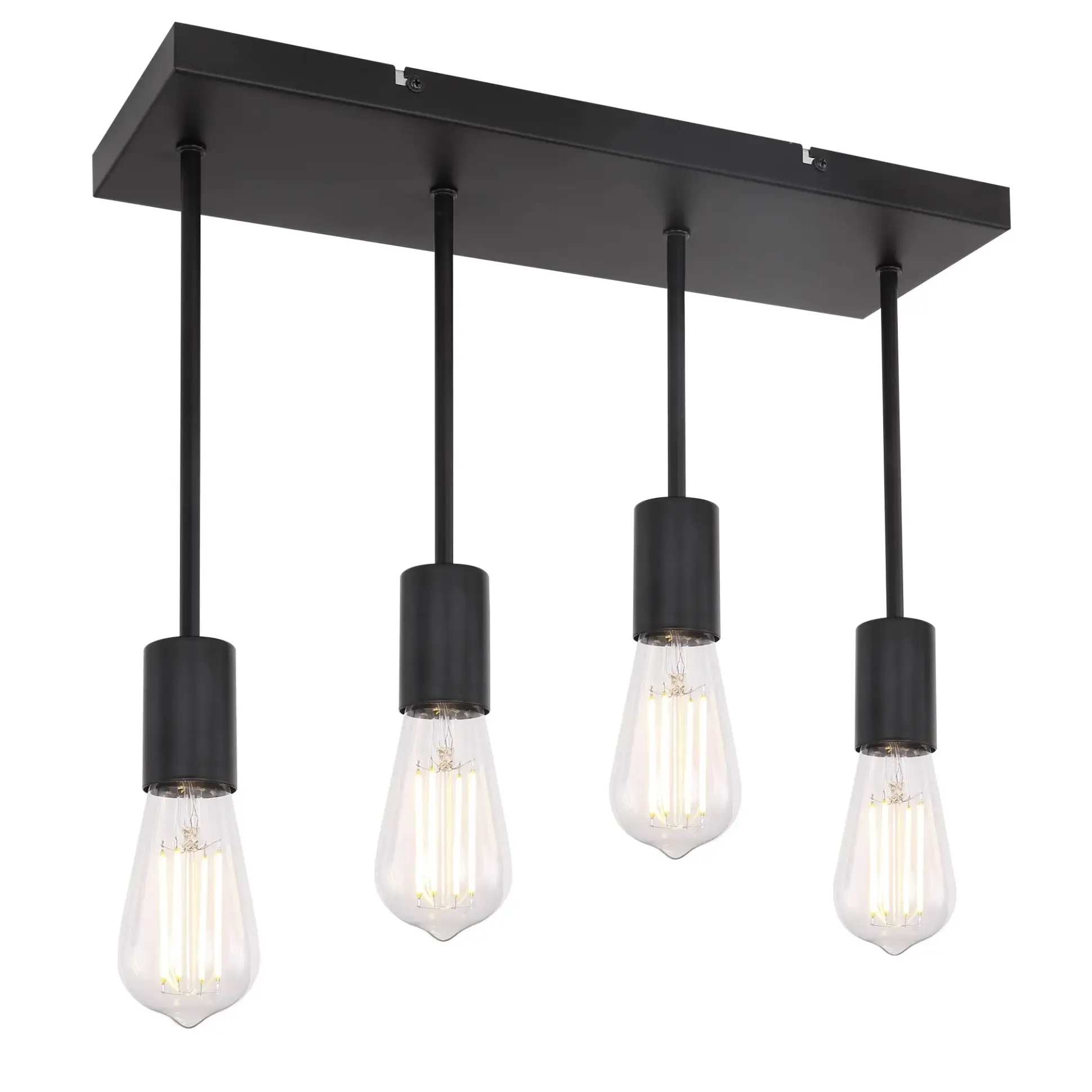 plafonjera globo Martha 54008-4D metal crna