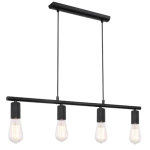 visilica globo Martha 54008-4H metal crna