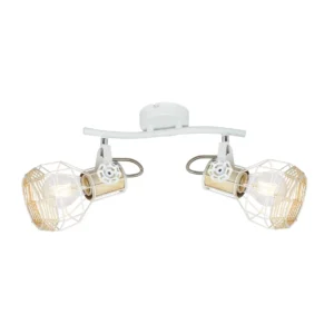 spot lampa Globo Bana 54015-2 bela drvo