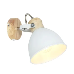 spot lampa Globo Wiho 54018-1 bela drvo