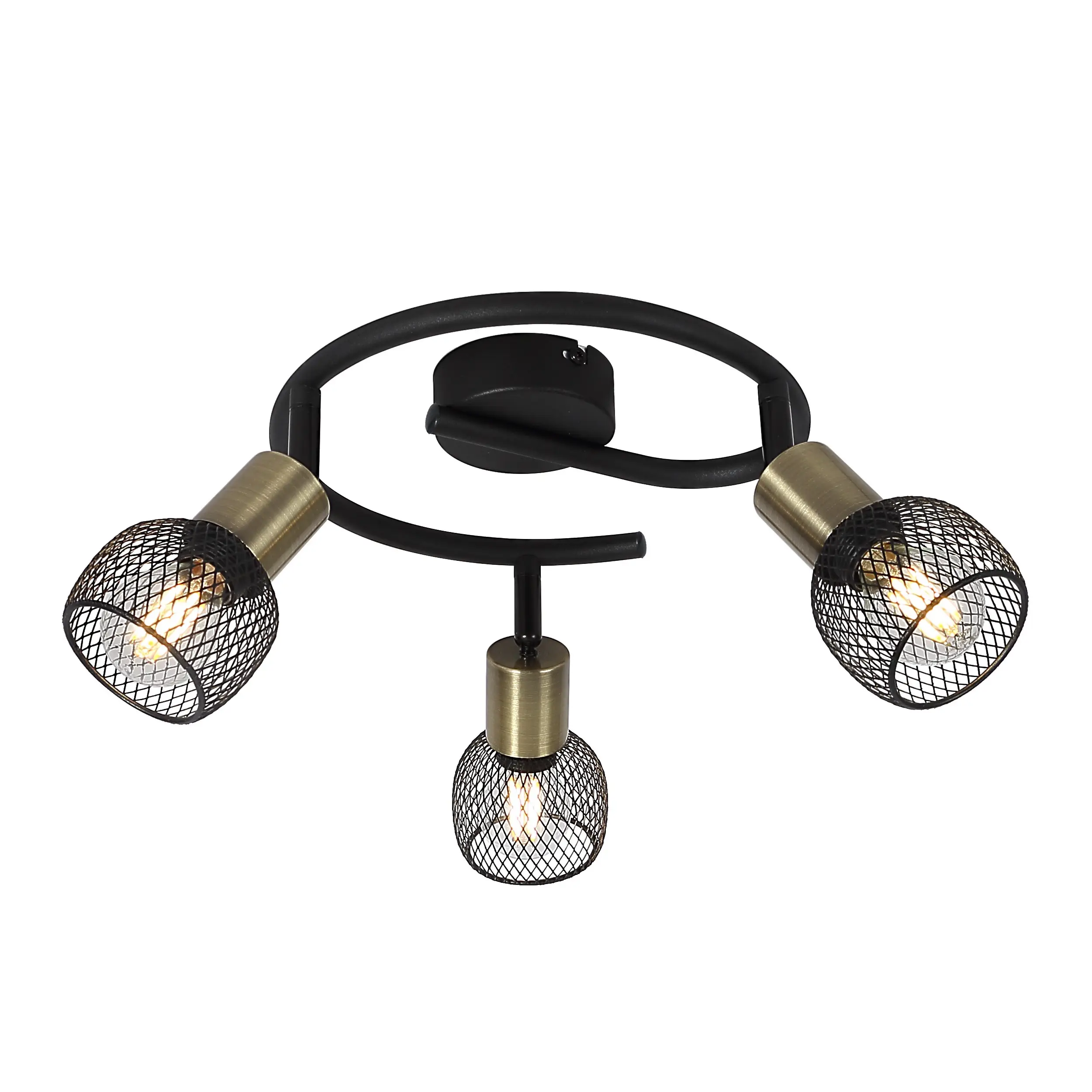 spot lampa Globo Fiastra 54028-3 crna mesing