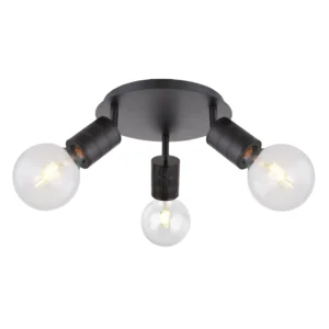 spot lampa Globo Hermine 54030-3 crna