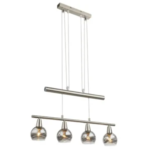 visilica globo Roman 54348-4Z metal nikl