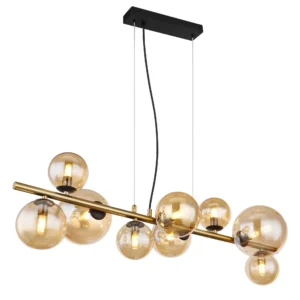 luster globo Riha 56135-9H staklo mesing