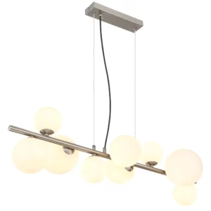 luster globo Riha 56140-9H staklo nikl