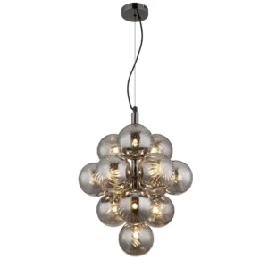 luster globo Conor 56146HG staklo crna