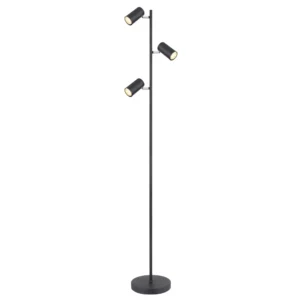 podna lampa Globo Robby 57910SB crna