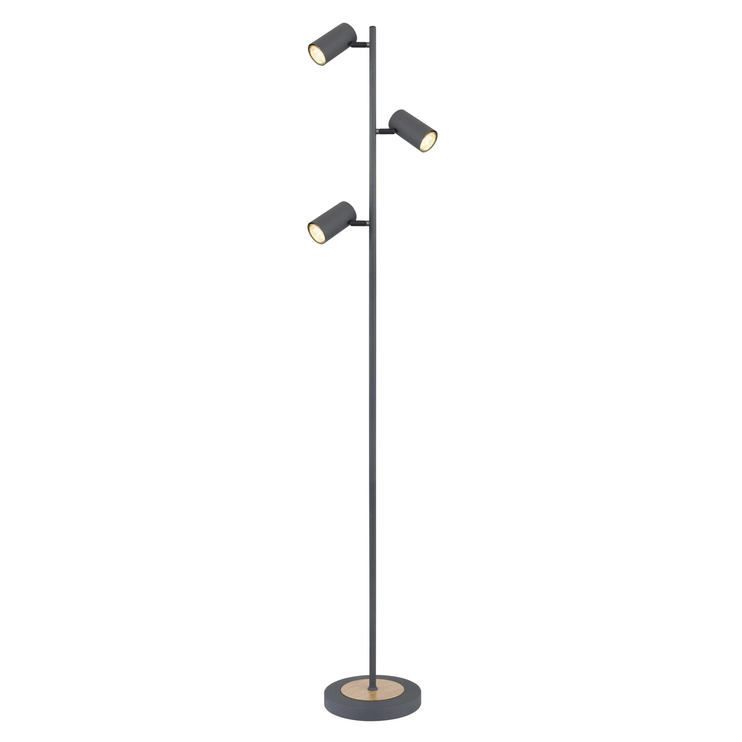 podna lampa Globo Robby 57910SG grafit