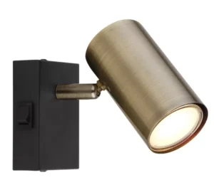 spot lampa Globo Robby 57911-1M crna mesing