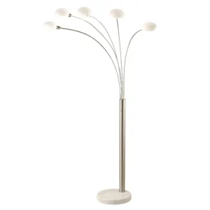 podna lampa Globo Classic 58224 nikl opal