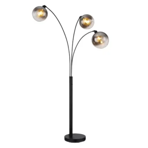 podna lampa Globo Newcaslte 58227-3B crna