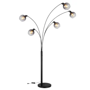 podna lamapa Globo Seymour 58228NBS crna