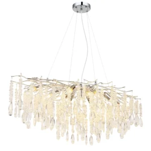 luster globo Kinga 64141H2 kristali srebrna