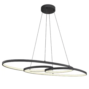 visilica globo Spira 67177-40 metal crna