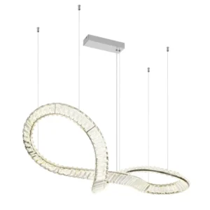 visilica globo Neil 67339-72C kristali hrom