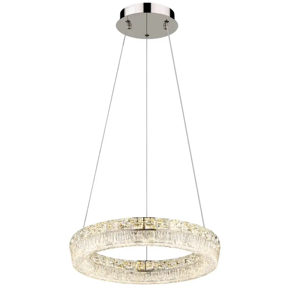 visilica globo Laurel 67387-24 staklo hrom