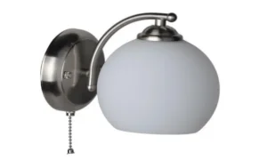 zidna lampa Esto Sabrina 997136-1 nikl mat bela