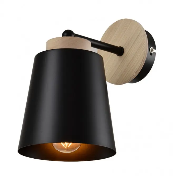 zidna lampa BBLink Vesta 425 crna braon