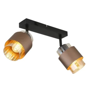 spot lampa Globo Milley 15560-2C metal bronzana