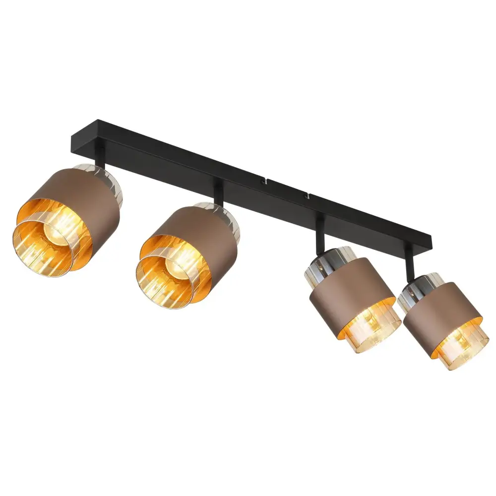 spot lampa Globo Milley 15560-4C metal bronzana