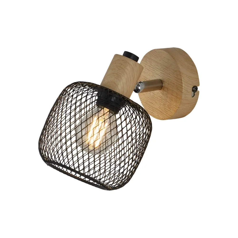 spot lampa braytron BV03-00010 drvo crna