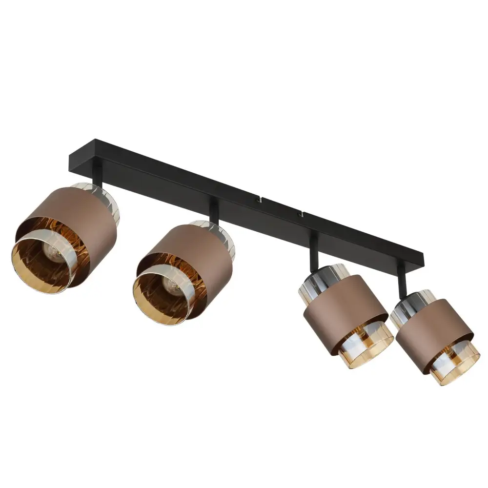 Globo Milley 15560-4C | Spot lampa | bronzana-crna | 4xE27 - Slika 2