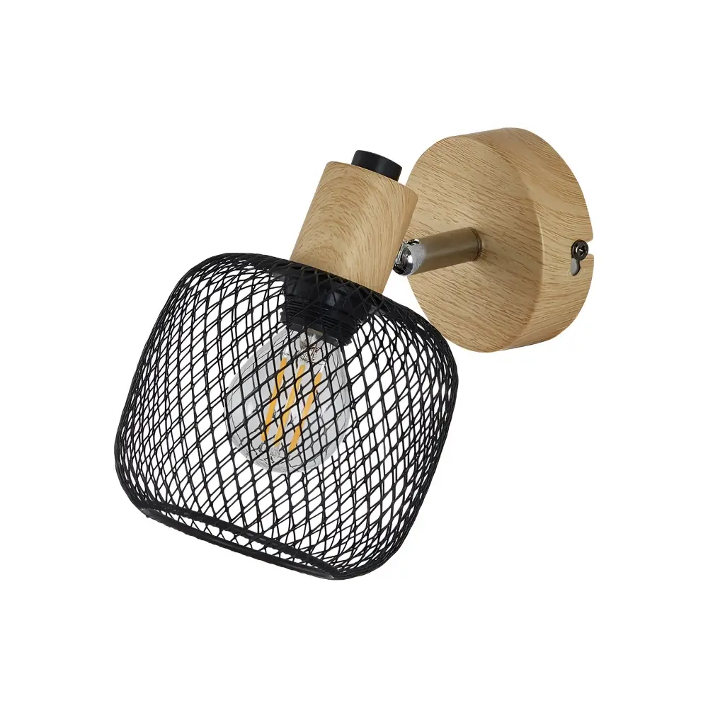 Braytron BV03-00010 | Spot lampa | drvo-crna | E14 - Slika 2