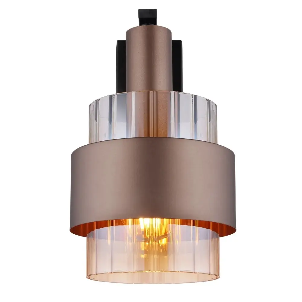 Globo Milley 15560WA | Zidna lampa | bronzana-crna | E27 - Slika 3