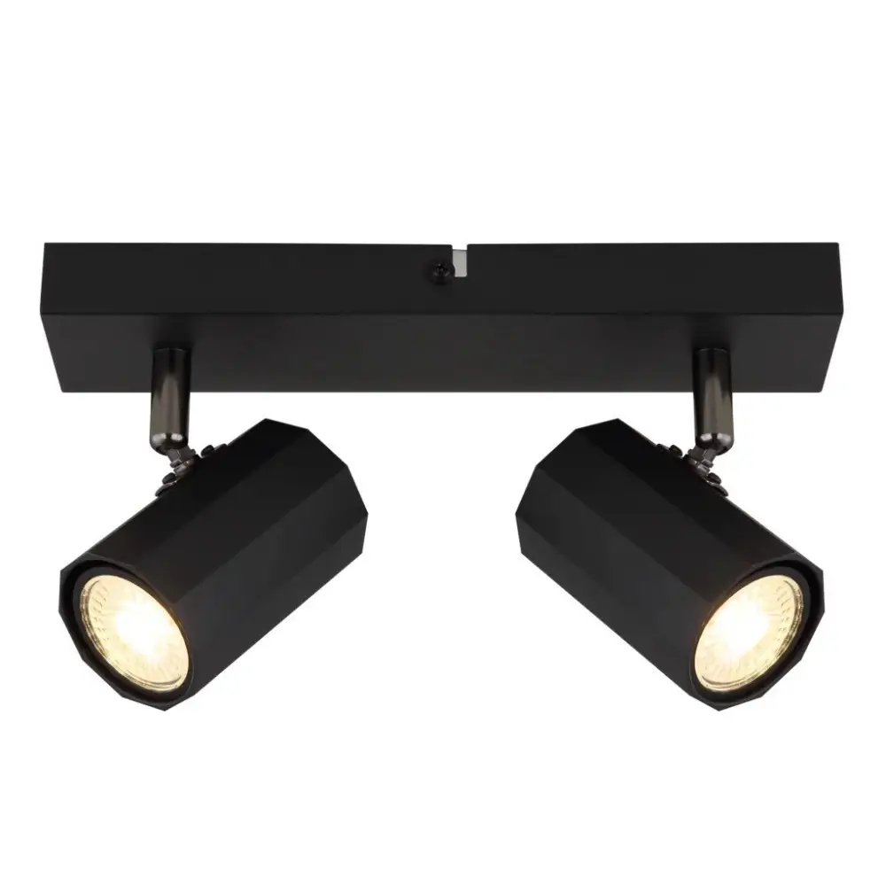 Globo James 57918-2B | Spot lampa | crna | 2xGU10 - Slika 3