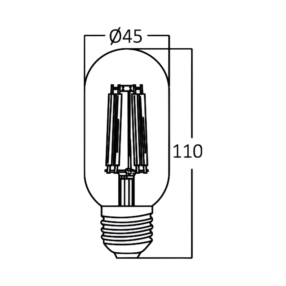 Braytron BA39-00420 | Filament sijalica | E27 | 4W | 3000K - Slika 3