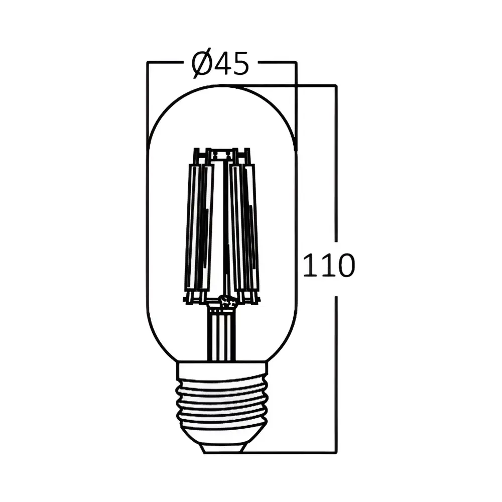 Braytron BB39-00420 | Filament sijalica | E27 | 4W | 2200K - Slika 3