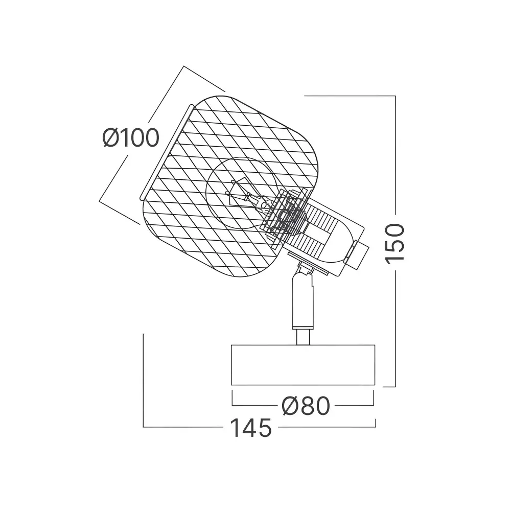 Braytron BV03-00010 | Spot lampa | drvo-crna | E14 - Slika 3