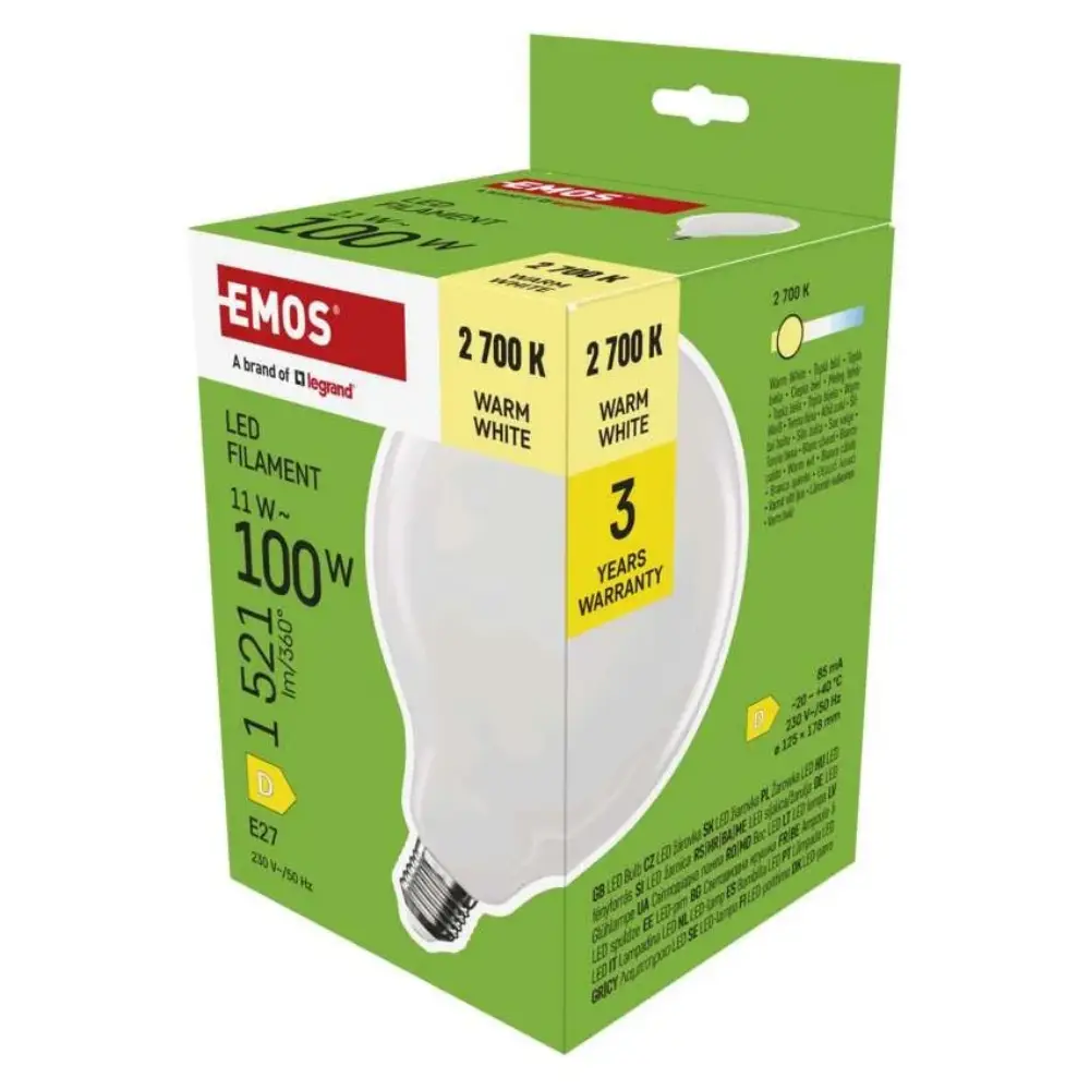 Emos ZF2160 | Filament sijalica | E27 | 11W | 2700K - Slika 3