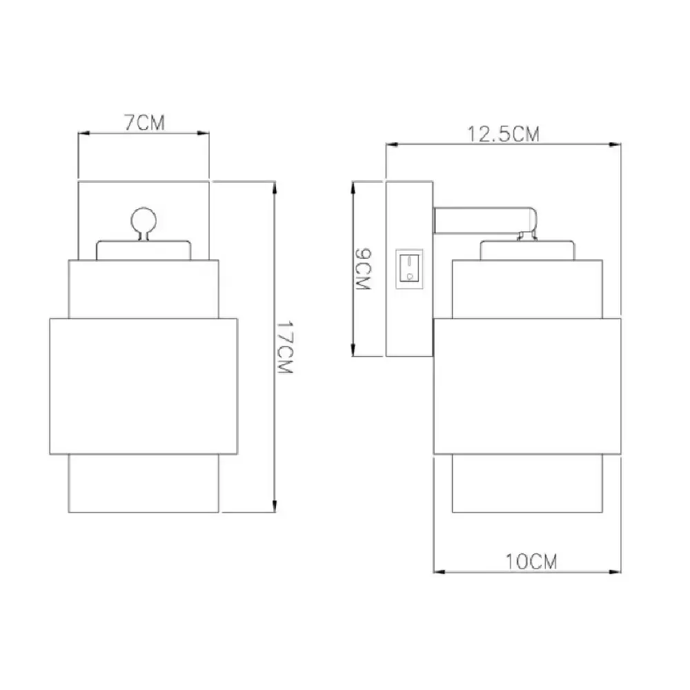 Globo Milley 15560-1C | Spot lampa | bronzana-crna | E27 - Slika 4