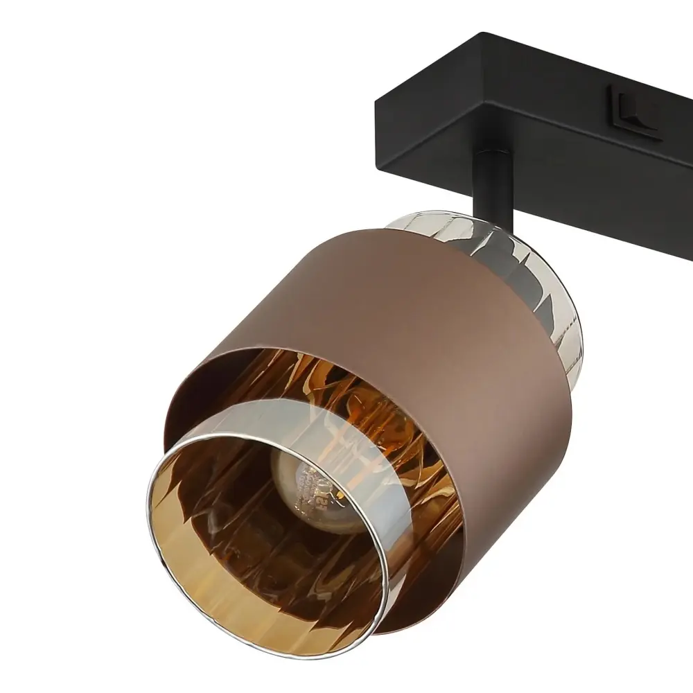 Globo Milley 15560-2C | Spot lampa | bronzana-crna | 2xE27 - Slika 4