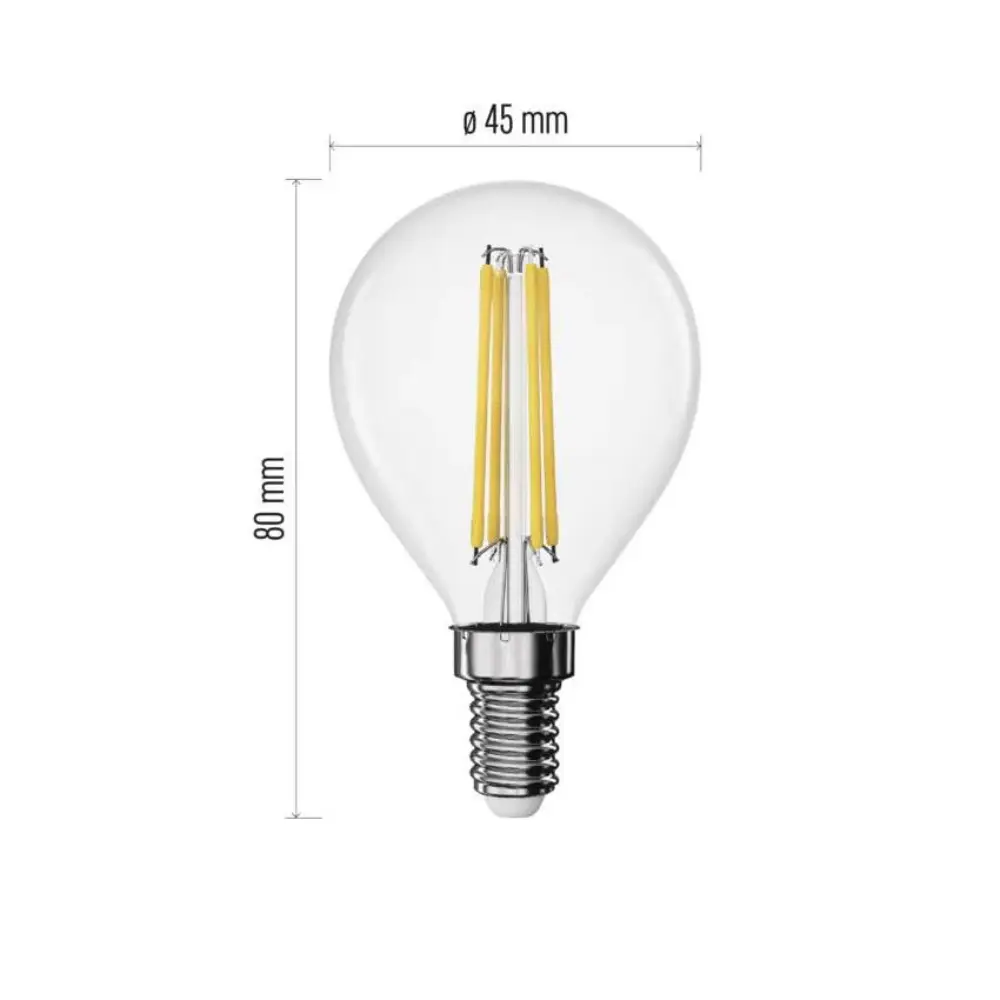 Emos ZF1D53 | Filament sijalica | E14 | 7W | 4000K - Slika 4