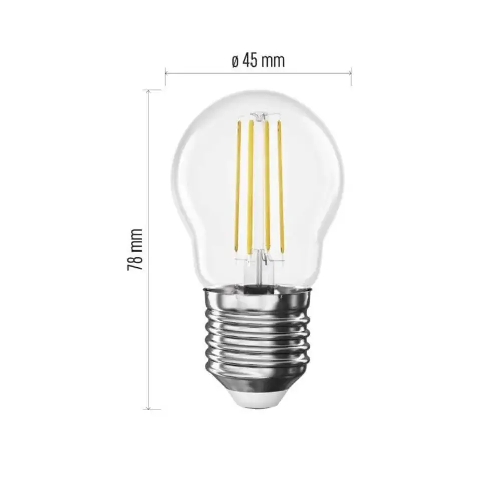 Emos ZF6D43 | Filament sijalica | E27 | 5,9W | 4000K - Slika 4