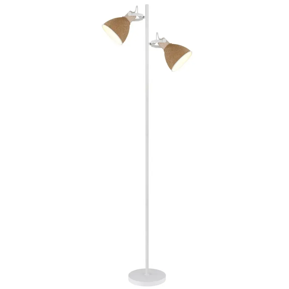 1. podna lampa Globo Lyndon 16466-2S bela