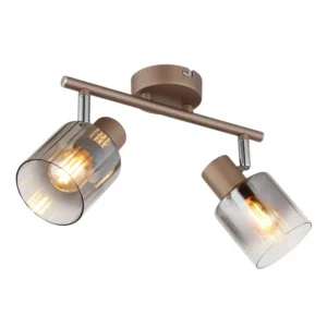 1. spot lampa Globo Walton 54318-2 tamno braon