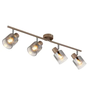 1. spot lampa Globo Walton 54318-4 tamno braon