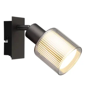 1. spot lampa Globo Villegas 54456-1 crna