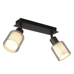 1. spot lampa Globo Villegas 54456-2 crna