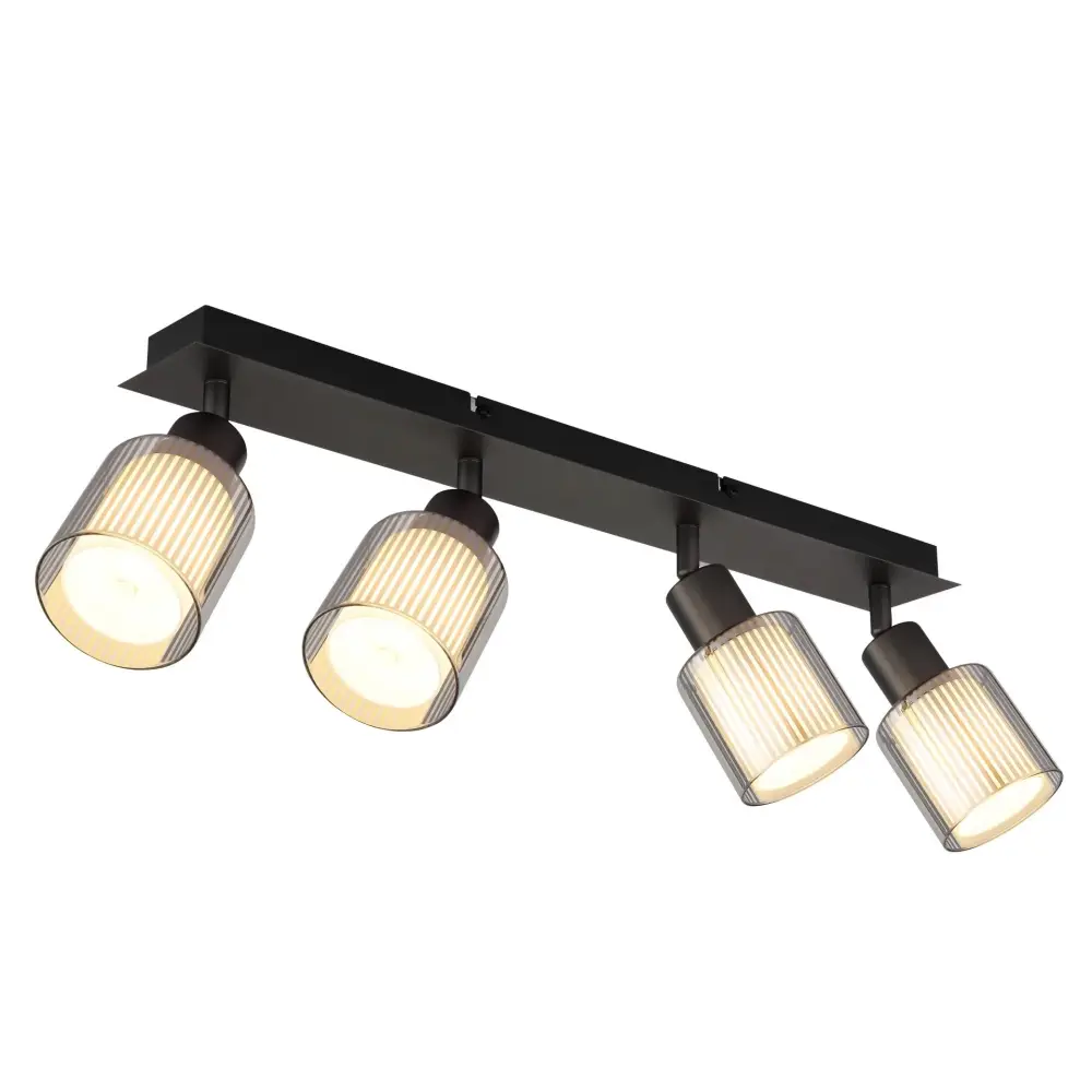 1. spot lampa Globo Villegas 54456-4 crna